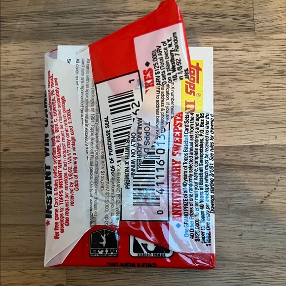 1991 Topps Major League Baseball trading cards - Picture 2 of 2